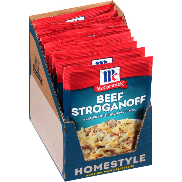 McCormick Beef Stroganoff Seasoning Mix, 1.5 oz (Pack of 12)