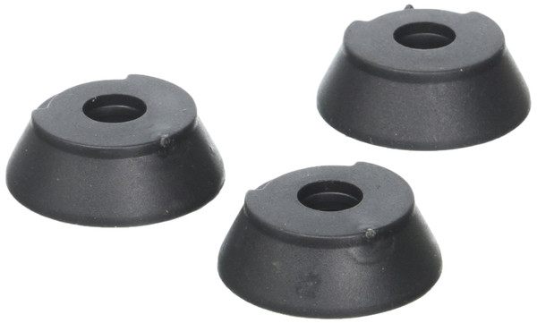 HurryCane Drive Medical HC-FEET Replacement Rubber Feet, Black, Walking Cane Tips