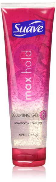 SUAVE GEL MAXIMUM HOLD 9 OZ, Pack of 3