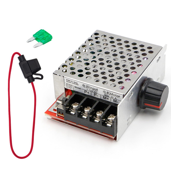 RioRand PWM DC Motor Speed Controller Switch Control 7-70V 30A Fuse (RRLSKJAASSSSSSS)