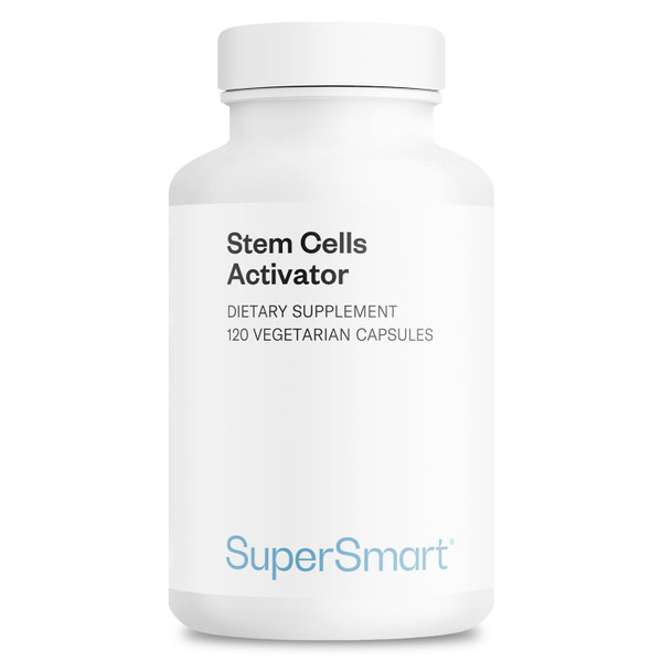 Supersmart - Stem Cells Activator (Advanced Formula) - with Astragaloside, Fuidocan - Natural Stem Cells Supplement | Non-GMO & Gluten Free - 120 Vegetarian Capsules