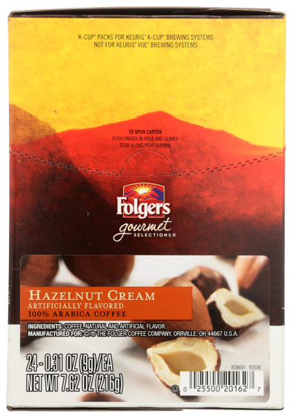Hazelnut Cream K-cup for Keurig Brewers, 24-count, 24 Count
