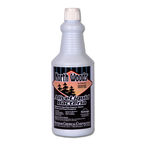 North Woods Alive Professional Drain and Grease Trap Cleaner and Maintainer, 1- Quart