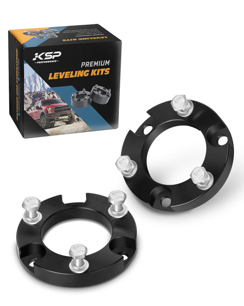 KSP 1.5" Front Leveling Lift Kits for Tacoma, 1.5 inch Front Strut Spacers Lift Kit for Toyota Tacoma 2005-2023 4Runner 2003-2024 FJ Cruiser 2007-2015, 1.5in Suspension Level Kit Aluminum Lift Spacers