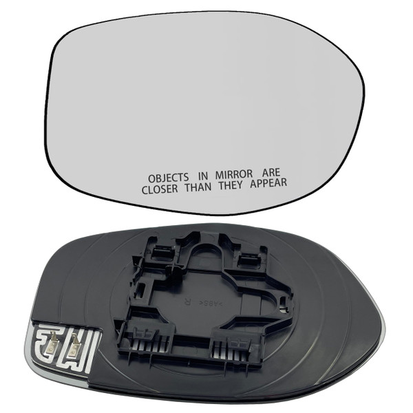 Odyssey Passenger Side Heated Mirror Glass Compatible with Honda Odyssey 2014 2015 2016 2017 Right Side Mirror Glass with Rear Holder 76203-TK8-A51 76203-TK8-A41