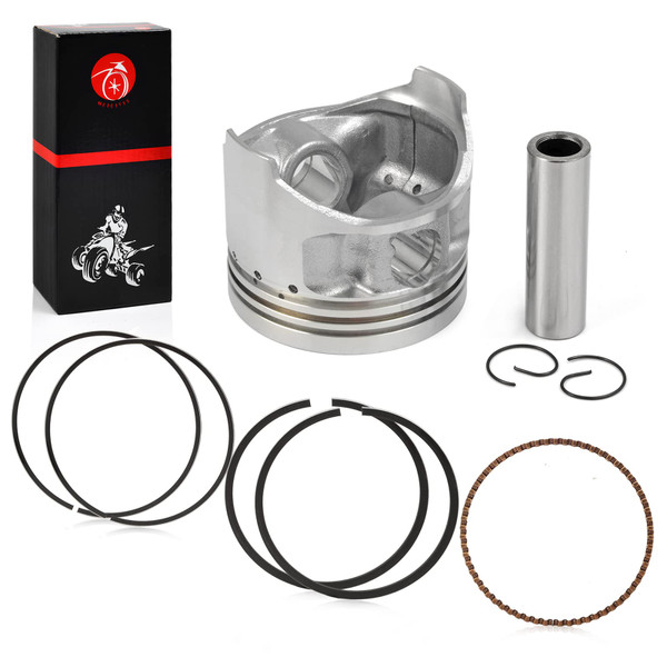 285cc Top End Piston & Ring Kit 0.25mm Oversize Bore Compatible with YAMAHA Golf Cart G2 G5 G8 G9 1985-1995 G11 1993-1194