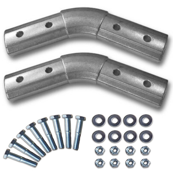 Carolina Tarps Aluminum 45 Degree Elbow for Dump Truck Flip Tarp Systems (Two Elbows)