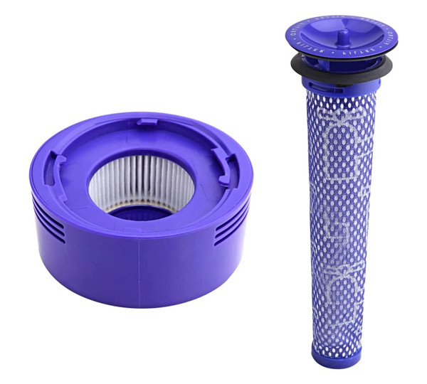Goodsby Replacement Kit Pre & Post Motor HEPA Filters for Dyson V7 V8 SV10 SV11 Absolute Animal Motorhead Vacuum Cleaner Part # 965661-01 & 967478-01