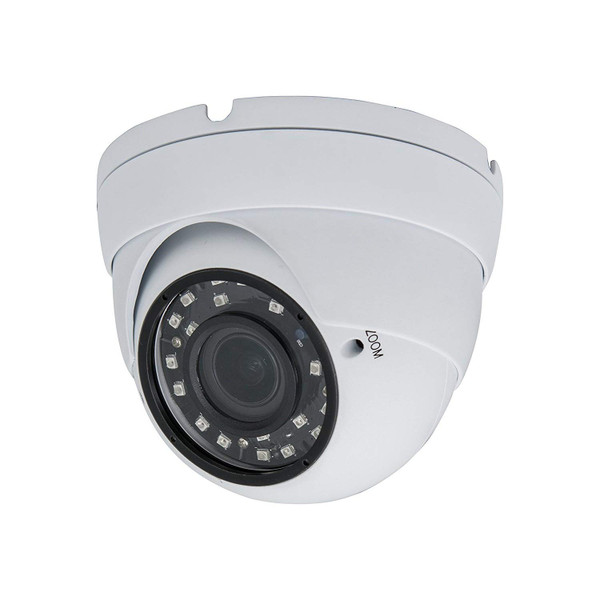 Evertech 1080p Security Dome Camera 2.8-12mm Wide Angle Adjustable Lens Indoor Outdoor Night Vision 4in1 AHD TVI CVI Analog Surveillance Camera