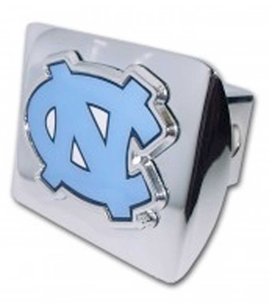 Elektroplate University of North Carolina (NC with Color) Shiny Chrome Hitch Cover
