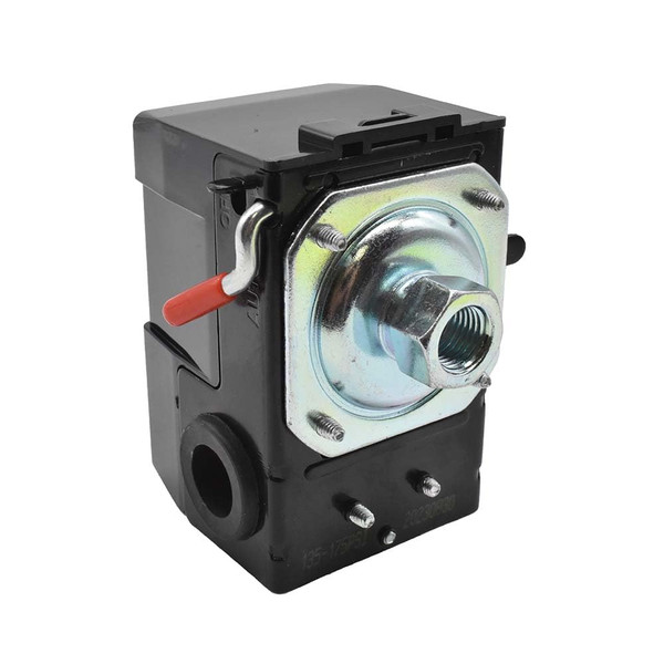 Interstate Pneumatics LF10-1H-HP Pressure Switch 1/4 Inch FPT One Port Bend Lever Switch 135-175 PSI Compatible With DeWalt, Hitachi, Emglo, Makita, Porter Cable, Ridgid and Rolair Air Compressors