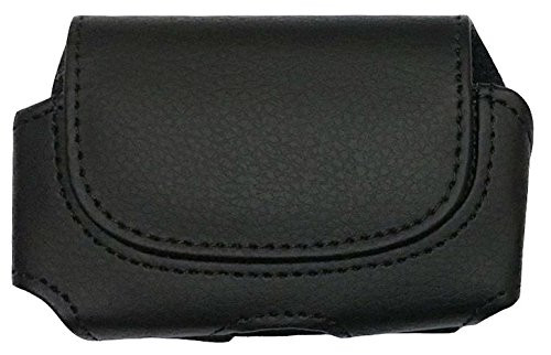 (Black/Horizontal2) Premium Classic Style Pouch case with Belt Clip for Medtronic Minimed Insulin Pump 530G/630G/640G/670G /770G/780G(US Version)