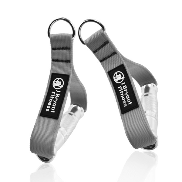 J Bryant Fitness Metal Gym Handles for Cable Machine Attachment Heavy Duty Aluminum Alloy Handle Grips Durable Workout Handles for Resistance Bands Pulley LAT Pulldown System