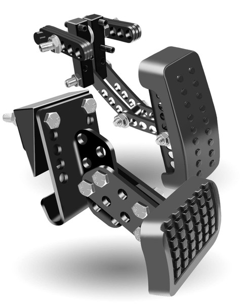 Qnbes Gas and Brake Pedal Extenders for Short Drivers People, Universal Brake and Accelerator Pedals Extender for Car, Go Kart, Ride on Toys