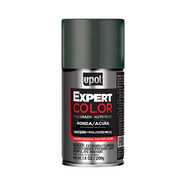 U-POL Expert Color, for Honda/Acura NH737M, Automotive Spray Paint, Professional Grade, Long-Lasting, Easy-to-Use, Polished Metal