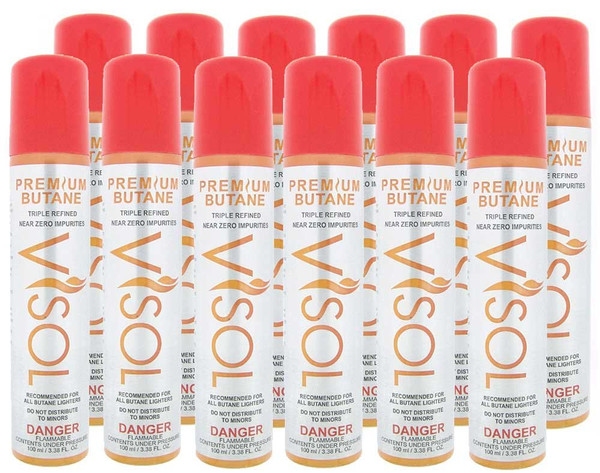 Visol Triple Refined Butane Lighter Refill (3 Can Pack) Visol Triple Refined Butane Lighter Refill (3 Can Pack)