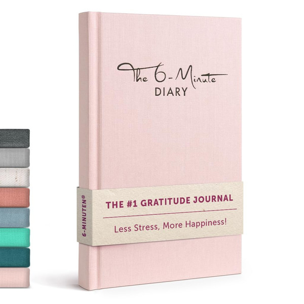6-Minute Diary – 3-Million-User Gratitude Journal for Women & Men with Prompts – Guided Self Care Book Based on Positive Psychology – Daily Manifestation