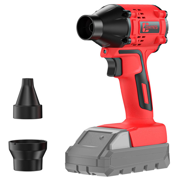 ohyes Air Blower Brushless High-Speed Motor Compatible with Milwaukee 18V Battery Variable Speed Air Duster For Camping Jobsite & Workshop (Battery not included)