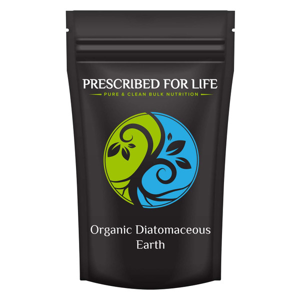 Prescribed for Life Organic Diatomaceous Earth Food Grade | for Agricultural Use | Natural Fresh Water Diatomaceous Earth Powder | Vegan, Non GMO, Kosher (12oz / 340g)
