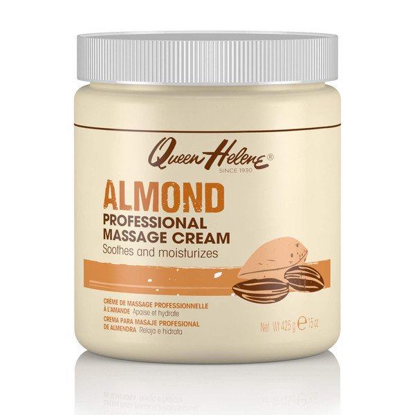 Queen Helene Professional Massage Cream, Almond, 15 Oz (Packaging May Vary) Queen Helene Professional Massage Cream, Almond, 15 Oz (Packaging May Vary)