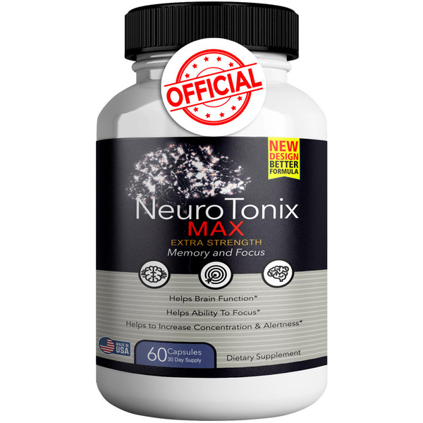 GREENVIFY NeuroTonix Brain Support Supplement Enhance Memory & Focus Clear Brain Fog & Boost Cognitive Function 60 Natural Capsules Healthy Brain