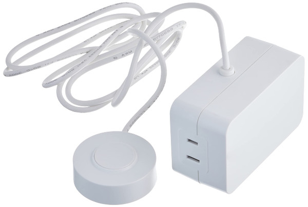 UltraPro™ 2-Outlet Indoor Plug-in Dimming Lighting Control, On/Off Switch, 5ft. Tether, works with dimmable LED, CFL, incandescent & halogen lights, Ideal for Lamps, Seasonal Lighting, and more, 61767