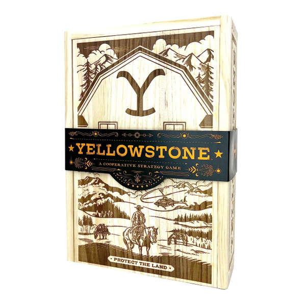 Buffalo Games - Yellowstone – The Cooperative Board Game for Adults - Inspired by The Hit Yellowstone TV Series - High Difficulty Deck Building - New Strategic Conflict Based Game