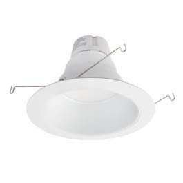 Elite RL628-CCT Series LED Retrofit Smooth Trim, Color SeleCCTor 2700K/3000K/3500K/4000K/5000K (White, 5/6") (5/6")