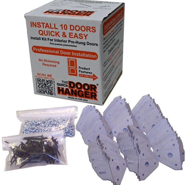 The Original Door Bracket (10 Door Install Pack), Complete Hassle-Free Door Installation Kit | Patented