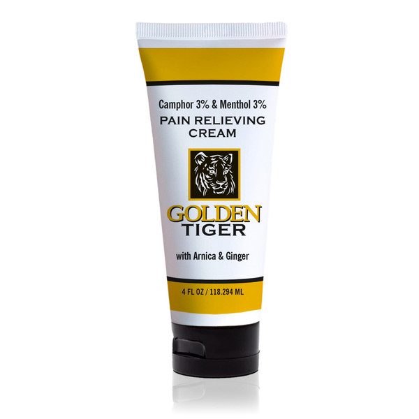 Golden Tiger Pain Relief Cream - 4 oz Tube Golden Tiger Pain Relief Cream - 4 oz Tube