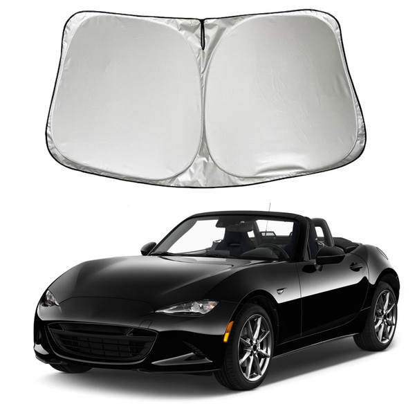 SZYUCHEN Car Windshield Sun Shade Sunshade Compatible with Mazda Miata MX-5 Miata Coupe 2025 2024 2023 2022 2021-2016 Rf Grand Touring Accessories, Car Front Window Sun Shield