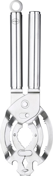 RÖSLE Stainless Steel Screw Jars Bottle Opener Bottle Opener with Hanging Loop Silver