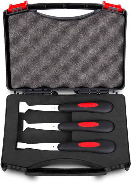 Auto glass residual glue repair tool, including 3 types of cutter heads, specializing in processing various glass residues