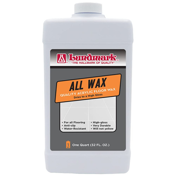 Lundmark All Wax, Self Polishing Floor Wax, 32-Ounce, 3201F32-6, (Model: LUN-3201F32-6)