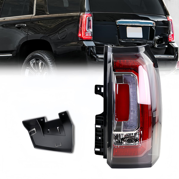 Right Passenger Side LED Tail Light Assembly for 2015 2016 2017 2018 2019 2020 GMC Yukon / Yukon XL Denali SLE SLT | Replaces GM2801268 84536243 23380460 | Rear Brake Turn Signal Reverse Lamp