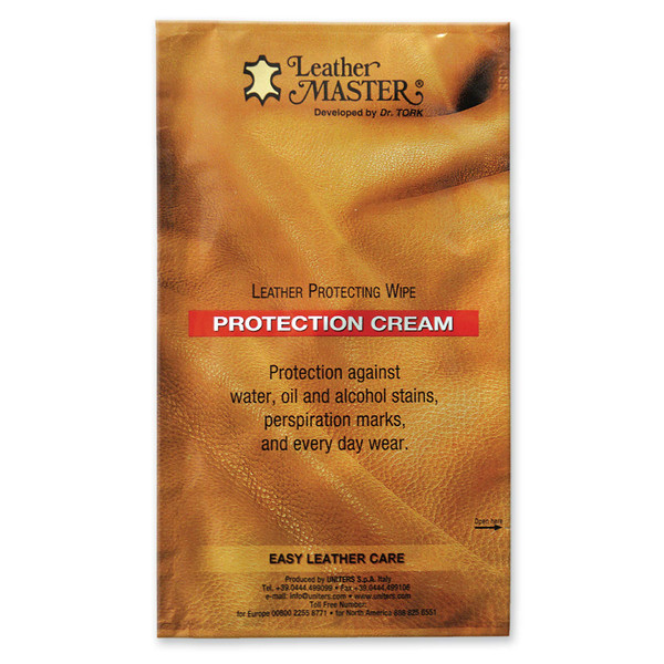 Leather Master Leather Protection Cream Wipe 1 Count