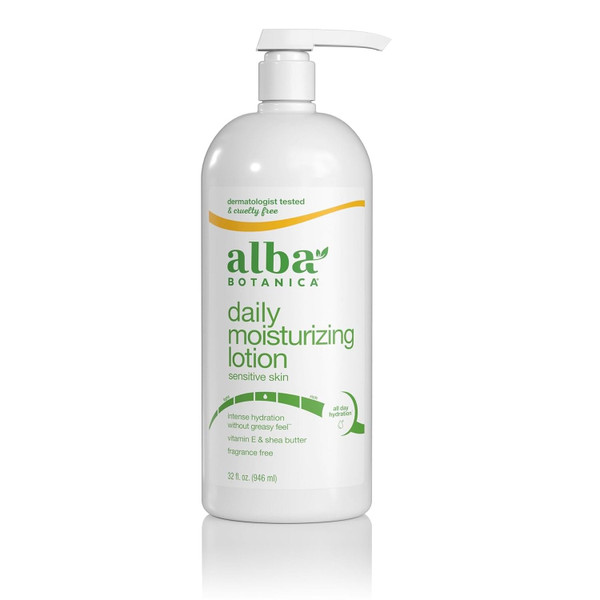 Alba Botanica Lotion Emollient Unscented, 32 Fl Oz Alba Botanica Lotion Emollient Unscented, 32 Fl Oz