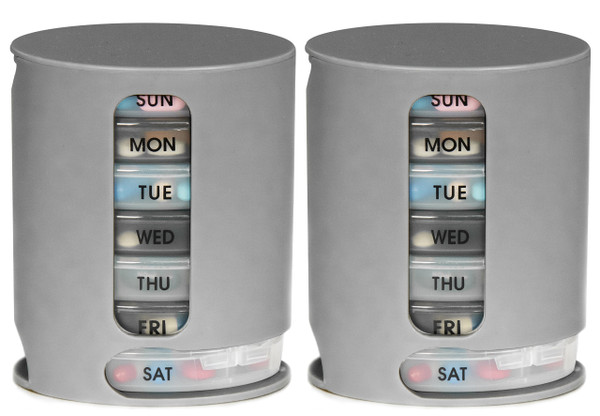 LORENZERIK 2 Pack, Weekly Pill Organizer LORENZERIK 2 Pack, Weekly Pill Organizer