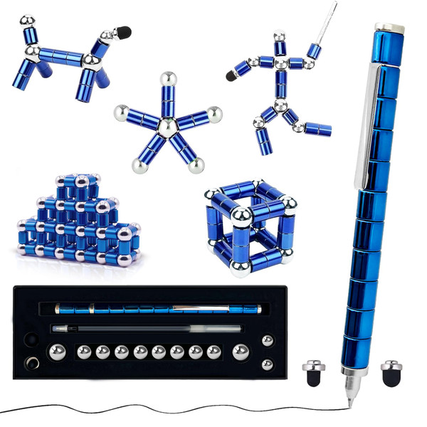 Fidget Pen, Decompression Magnetic Pen, Cool Fidget Toys for Stress and Anxiety Relief, Sensory Toys Best Gifts for Teenage Boys, Ideal Gift for 8-13 Years Old, Novelty Gifts for Teen and Adults