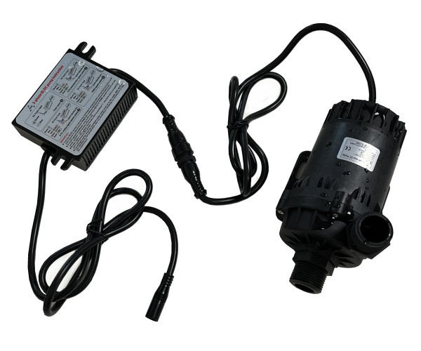 SHYSKY Heavy Duty Low Noise 24V 120W Micro Brushless DC Water Pump DC60G-24120S-1 39ft 1003GPH, DRY RUN Protection, For Cooling Circulation Pressure Sys