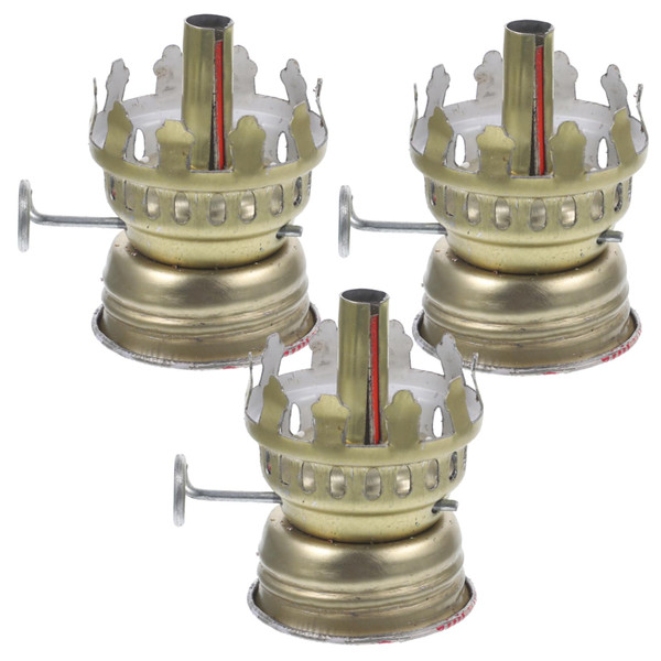 6 Pcs Kerosene Lamp Accessories Oil Lamp Parts Oil Lamp Burner Replacement Burner Replacement Parts Kerosene Lamp Repair DIY Supply