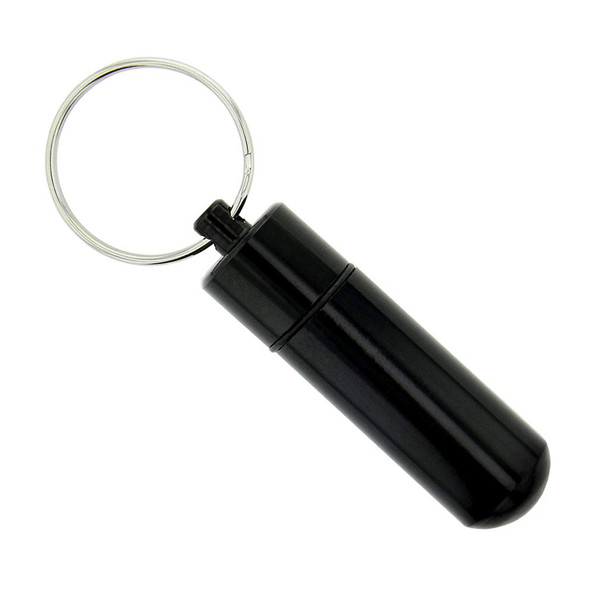 LDS Black Aluminum Oil Vial for Consecrated Olive Oil & Priesthood Holders of All Ages, Elders & Priests, Annointing, Blessing & Healing The Sick
