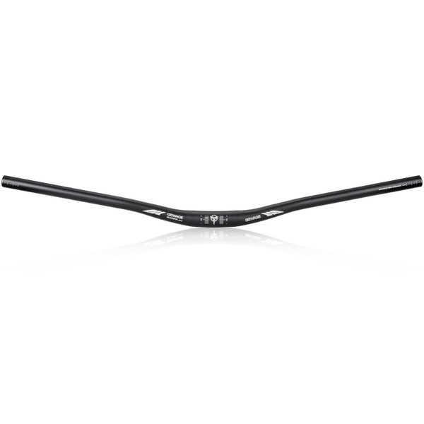31.8 Bike Handlebar - 25mm, 55mm, 70mm, 90mm,120mm Riser Handlebar - 780mm Aluminium Alloy Mountain Bike Bicycle Handlebars (31.8-25mm Rise)