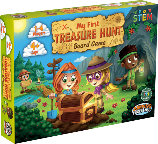 My First Treasure Hunt Board Game - Cooperative Island Explorer Game for Kids Ages 4 and Up, an Exciting Buried Treasure Adventure Perfect for Family Time