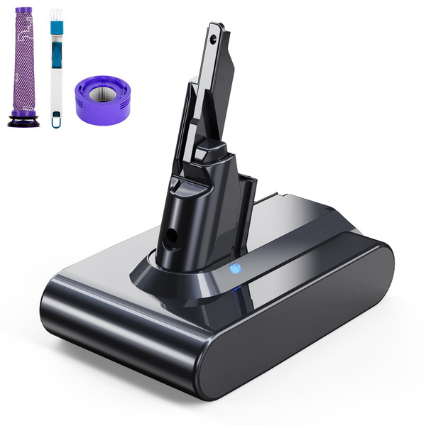 21.6V 6.0Ah Replacement Battery for Dyson V7 Compatible with Dyson SV11 V7 Motorhead V7 Animal V7 Trigger V7 HEPA V7 Car+Boat V7 Absolute Handheld Vacuum Cleaners 21.6V 6.0Ah Replacement Battery for Dyson V7 Compatible with Dyson SV11 V7 Motorhead V7 Animal V7 Trigger V7 HEPA V7 Car+Boat V7 Absolute Handheld Vacuum Cleaners