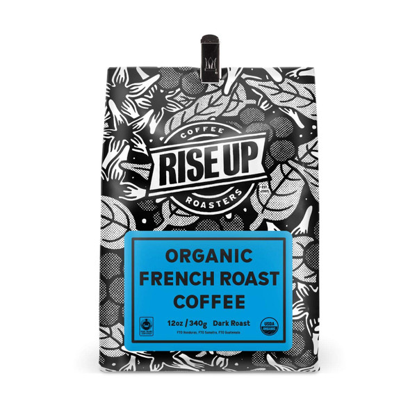 Organic French Roast, Certified Fair Trade Organic Coffee, 12 oz, Whole Bean Organic French Roast, Certified Fair Trade Organic Coffee, 12 oz, Whole Bean