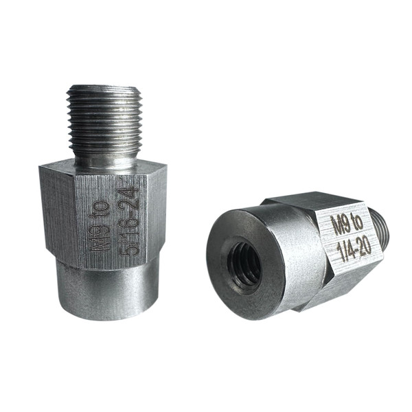 Noyfemr 2pcs M9 Thread Adapter, Capable of Converting M9 Threads to 5/16"-24 and 1/4"-20, Suitable for Milwaukee M12 Polishing or Sanding Machines, Steel, Backing Pad Installation