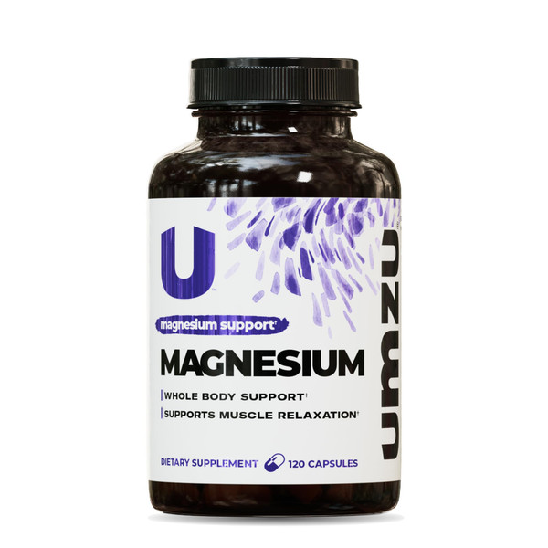UMZU Daily Magnesium | Potent Bioavailable Magnesium Complex for Healthy Metabolism, Sustained Energy, Exercise Performance & Sleep Support (30 Day Supply | 120 Capsules)