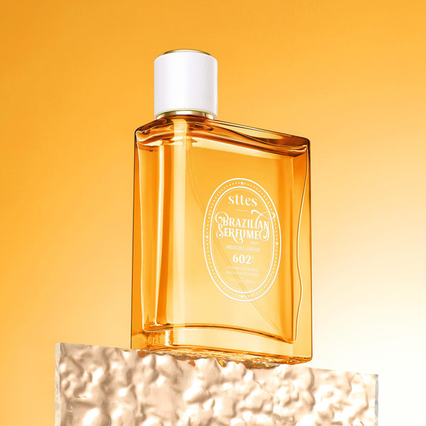 Sttes Perfume 602# (Irresistible Sunshine) - Eau de Perfume 100ml (3.4fl oz) Vanilla Gourmet Tune (Caramel Vanilla Flavor)