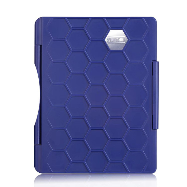 SPECTRASHELL Water Resistant Passport Case, Thin and Strong Cover for Travel and Daily Protection (BLUE)